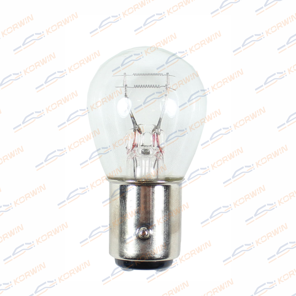 Лампа накаливания (P21/5W (S25) 24V 21/5W BAY15d) (уп. 10 шт.) KORWIN KWYN0007