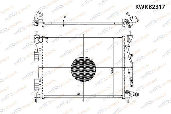 радиатор охлаждения двигателя korwin kwkb2317 оптом от производителя по низким ценам