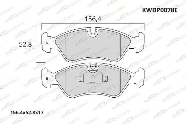 колодки тормозные дисковые korwin ecoline kwbp0078e оптом от производителя по низким ценам