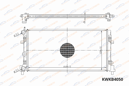 радиатор охлаждения двигателя korwin kwkb4050 оптом от производителя по низким ценам