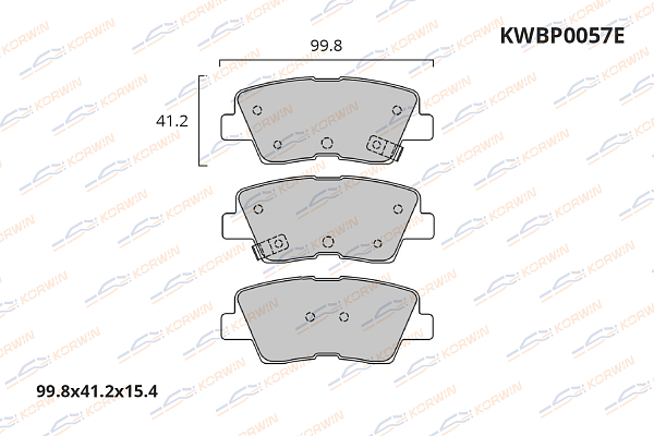 колодки тормозные дисковые korwin ecoline kwbp0057e оптом от производителя по низким ценам
