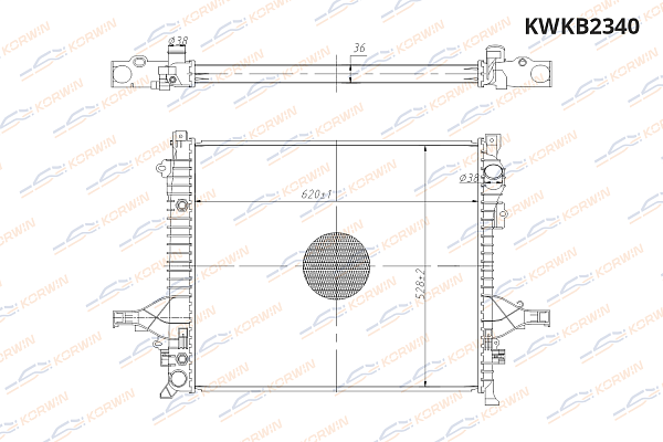 радиатор охлаждения двигателя korwin kwkb2340 оптом от производителя по низким ценам