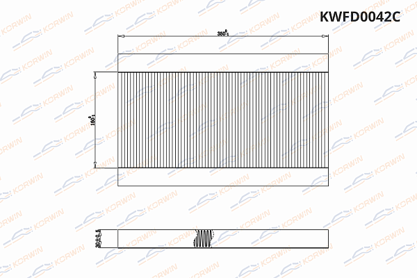фильтр салонный угольный korwin kwfd0042c оптом от производителя по низким ценам