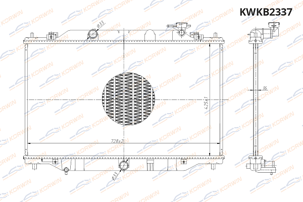 радиатор охлаждения двигателя korwin kwkb2337 оптом от производителя по низким ценам