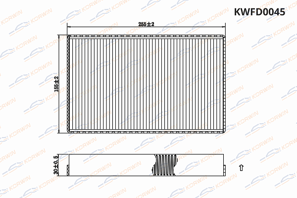 фильтр салонный korwin kwfd0045 оптом от производителя по низким ценам