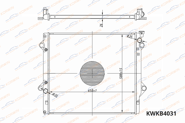 радиатор охлаждения двигателя korwin kwkb4031 оптом от производителя по низким ценам