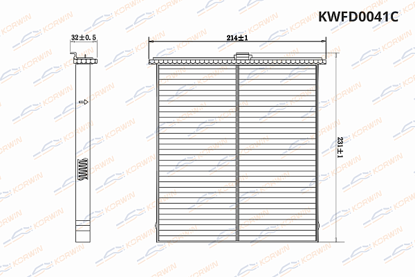 фильтр салонный угольный korwin kwfd0041c оптом от производителя по низким ценам
