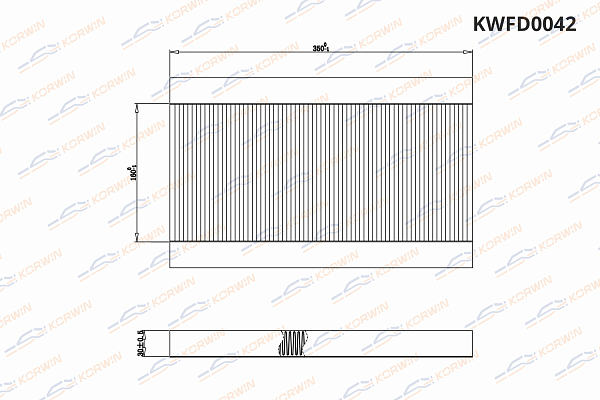 фильтр салонный korwin kwfd0042 оптом от производителя по низким ценам
