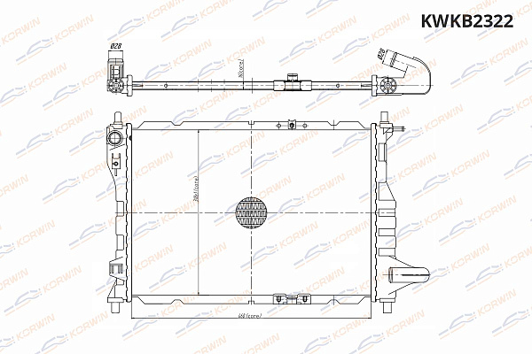 радиаторы охлаждения двигателя korwin kwkb2322 оптом от производителя по низким ценам