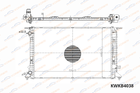радиатор охлаждения двигателя korwin kwkb4038 оптом от производителя по низким ценам
