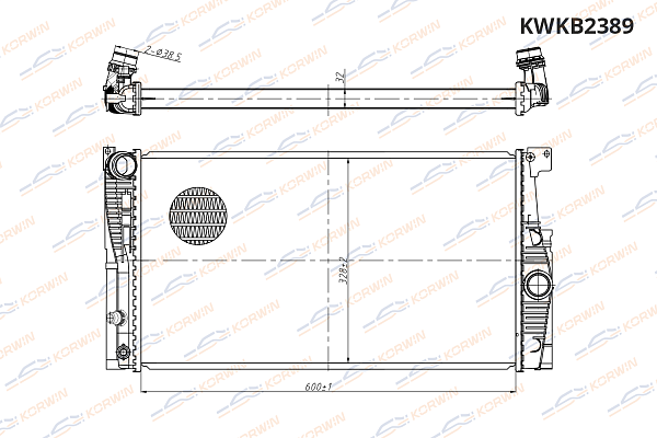 радиатор охлаждения korwin kwkb2389 оптом от производителя по низким ценам