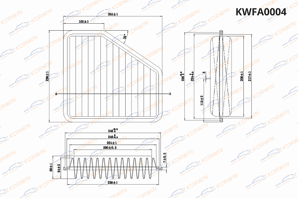 фильтр воздушный korwin kwfa0004 оптом от производителя по низким ценам
