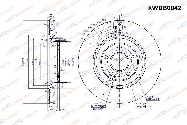 диск тормозной korwin передний kwdb0042 оптом от производителя по низким ценам