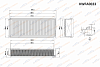 фильтр воздушный korwin kwfa0033 оптом от производителя по низким ценам