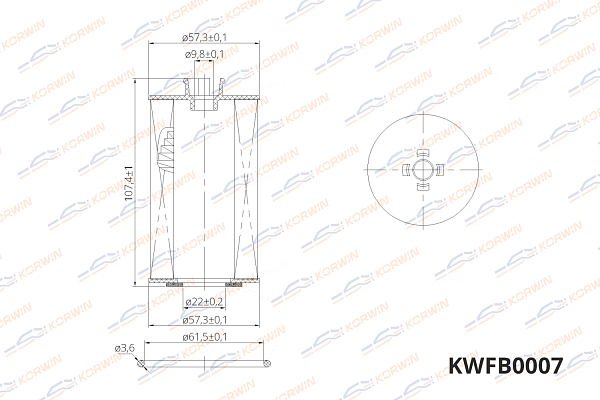 фильтр масляный korwin kwfb0007 оптом от производителя по низким ценам