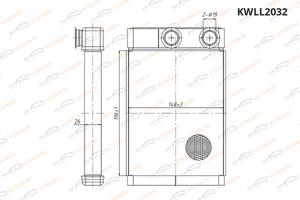 радиатор отопителя korwin kwll2032 оптом от производителя по низким ценам