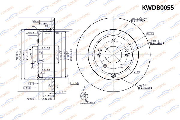 диск тормозной korwin задний kwdb0055 оптом от производителя по низким ценам