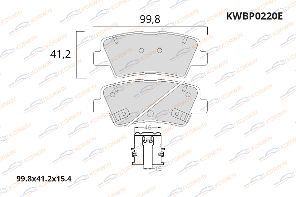 колодки тормозные дисковые korwin ecoline kwbp0220e оптом от производителя по низким ценам