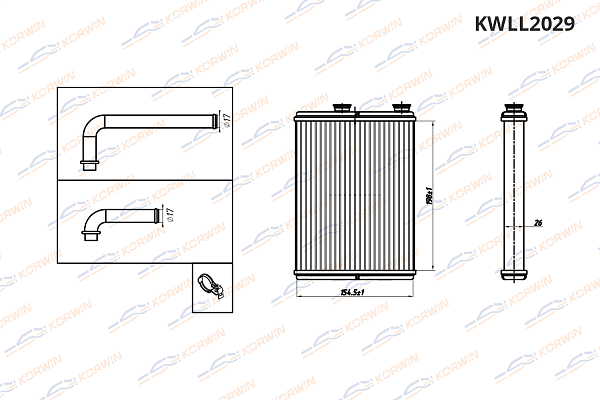 радиатор отопителя korwin kwll2029 оптом от производителя по низким ценам