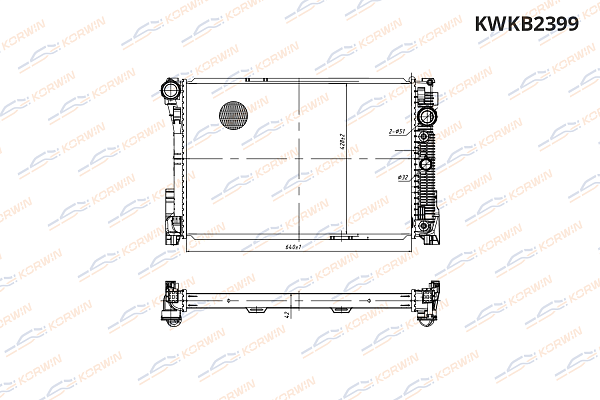 радиатор охлаждения korwin kwkb2399 оптом от производителя по низким ценам