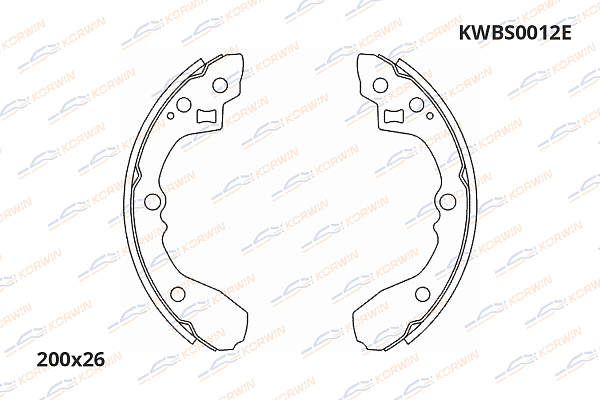колодки тормозные барабанные korwin ecoline kwbs0012e оптом от производителя по низким ценам