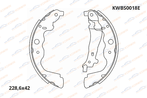 колодки тормозные барабанные korwin ecoline kwbs0018e оптом от производителя по низким ценам