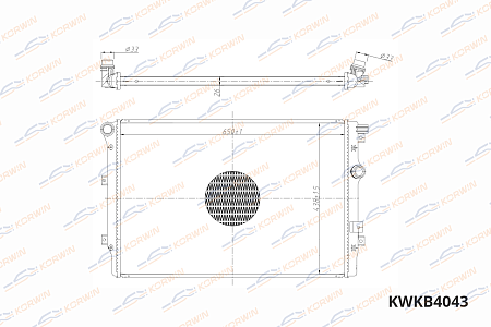 радиатор охлаждения двигателя korwin kwkb4043 оптом от производителя по низким ценам
