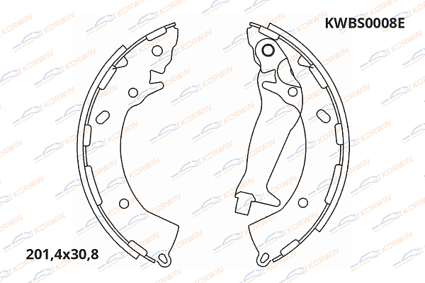 колодки тормозные барабанные korwin ecoline kwbs0008e оптом от производителя по низким ценам