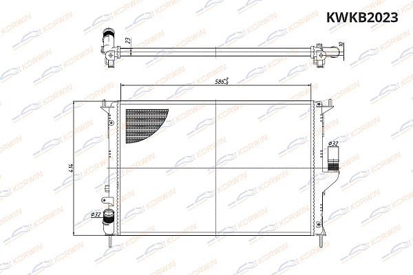 радиаторы охлаждения двигателя korwin kwkb2023 оптом от производителя по низким ценам