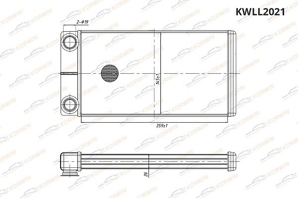 радиатор отопителя korwin kwll2021 оптом от производителя по низким ценам