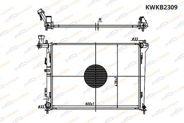 радиатор охлаждения двигателя korwin kwkb2309 оптом от производителя по низким ценам