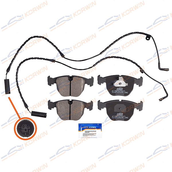 колодки тормозные дисковые korwin kwbp0045 оптом от производителя по низким ценам