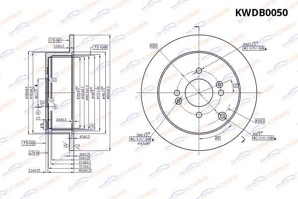 диск тормозной korwin задний kwdb0050 оптом от производителя по низким ценам