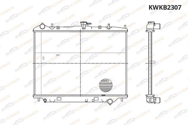 радиатор охлаждения korwin kwkb2307 оптом от производителя по низким ценам