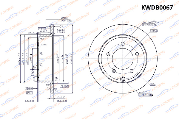 диск тормозной korwin задний kwdb0067 оптом от производителя по низким ценам