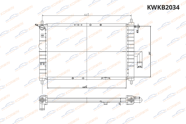 радиатор охлаждения korwin kwkb2034 оптом от производителя по низким ценам