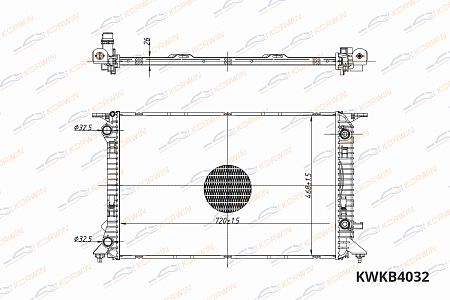 радиатор охлаждения двигателя korwin kwkb4032 оптом от производителя по низким ценам