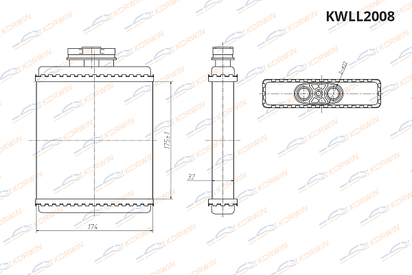 радиатор отопителя korwin kwll2008 оптом от производителя по низким ценам