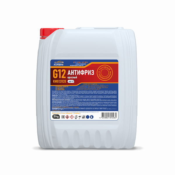 антифриз -40 korwin красный 20 кг kwg12r20 оптом от производителя по низким ценам