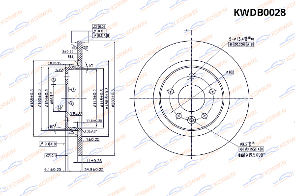 диск тормозной korwin задний kwdb0028 оптом от производителя по низким ценам