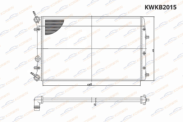 радиаторы охлаждения двигателя korwin kwkb2015 оптом от производителя по низким ценам