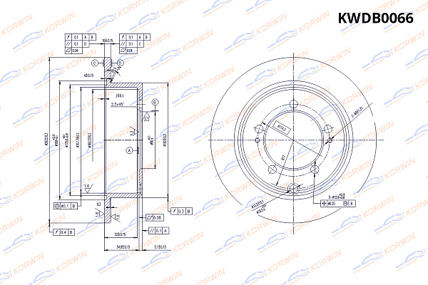 диск тормозной korwin задний kwdb0066 оптом от производителя по низким ценам
