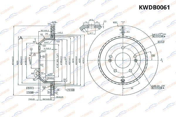 диск тормозной korwin задний kwdb0061 оптом от производителя по низким ценам