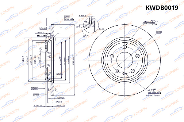 диск тормозной korwin задний kwdb0019 оптом от производителя по низким ценам