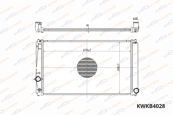 радиатор охлаждения двигателя korwin kwkb4028 оптом от производителя по низким ценам