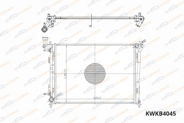 радиатор охлаждения двигателя korwin kwkb4045 оптом от производителя по низким ценам