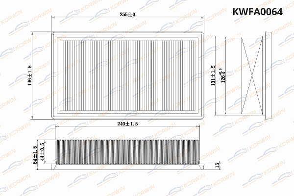 фильтр воздушный korwin kwfa0064 оптом от производителя по низким ценам