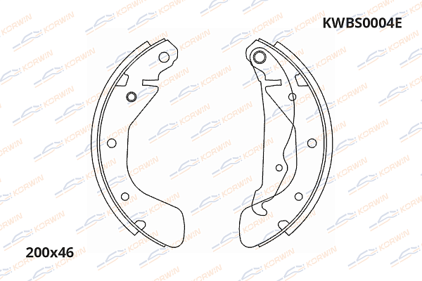 колодки тормозные барабанные korwin ecoline kwbs0004e оптом от производителя по низким ценам