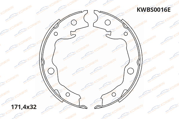 колодки тормозные стояночные korwin ecoline kwbs0016e оптом от производителя по низким ценам