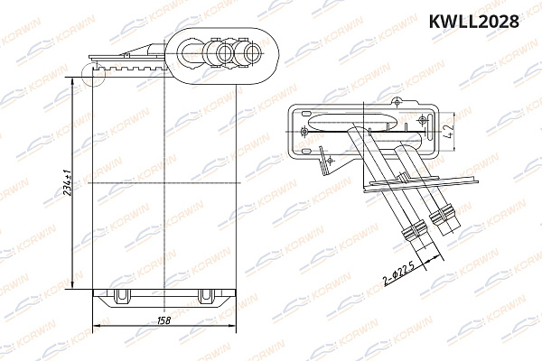 радиатор отопителя korwin kwll2028 оптом от производителя по низким ценам